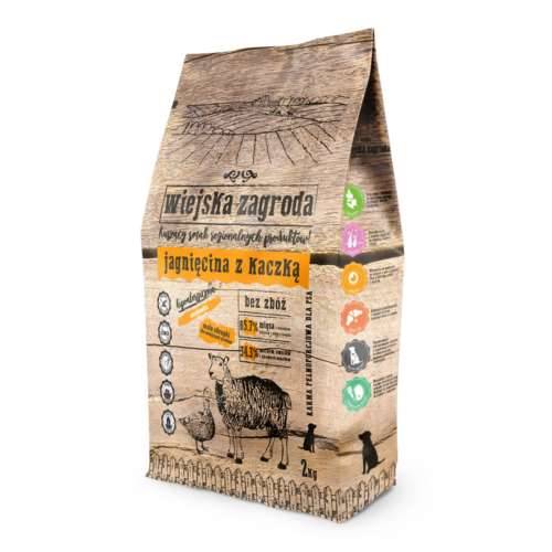 Wiejska zagroda dla psa jagnięcina z kaczką S 2kg