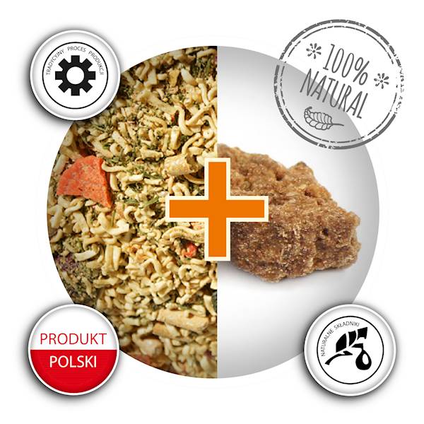 Makaron błyskawiczny mięsne kąski 5 kg