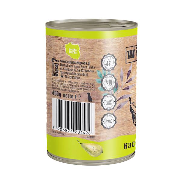 Wiejska Zagroda Kaczka z gruszką 400 gr