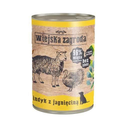 Wiejska Zagroda Indyk z jagnięciną 400 gr