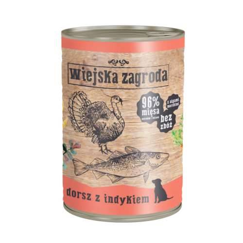 Wiejska Zagroda Dorsz z indykiem 400gr