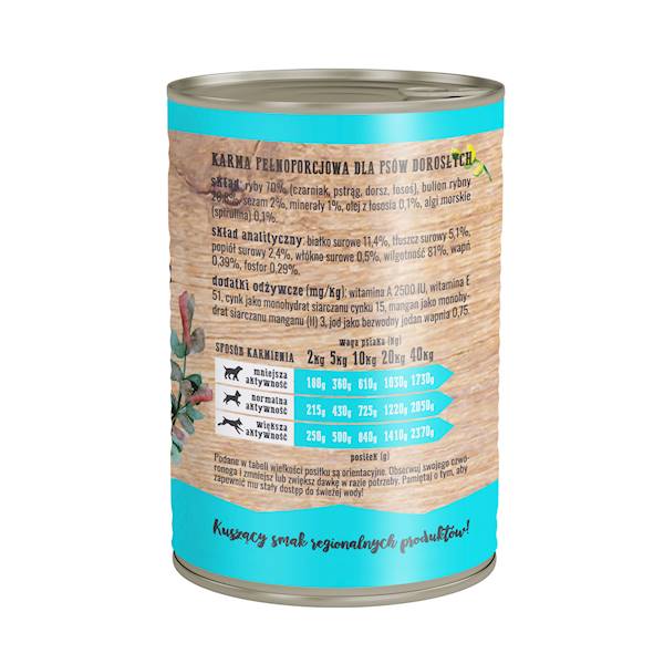 Wiejska Zagroda Rybna uczta 400 gr