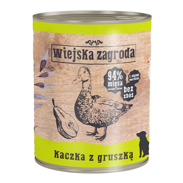 Wiejska Zagroda Kaczka z gruszką 800 gr