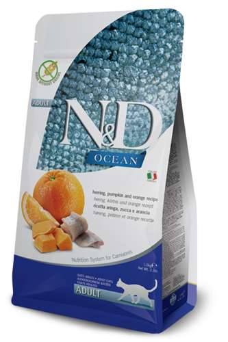 N&D Ocean Cat Herring Pumpkin&Orange Adult 1,5 kg