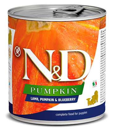 N&D lamb&pump&blue. Puppy 285gr