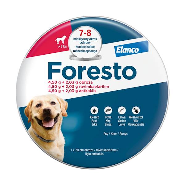 Foresto - duży pies powyżej 8kg