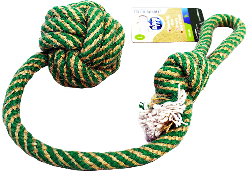 ZIPPY Zabawka linka L 45cm/kula/zielona
