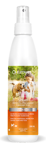 Spray przeciw pchłom i kleszczom-pies,kot 200ml