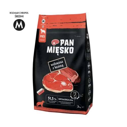 Pan Mięsko wołowina z koziną 3kg M