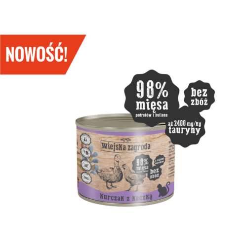 Wiejska Zagroda Kot Kurczak z Kaczką 200g
