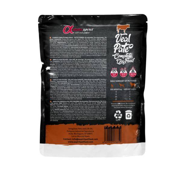Alpha Spirit pasztet z cielęciny saszetka 300g