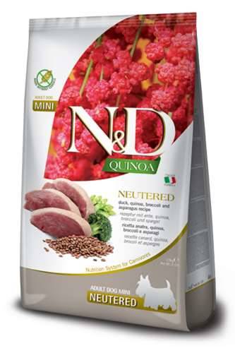 N&D Dog Quinoa Neutred Duck mini 2,5 kg