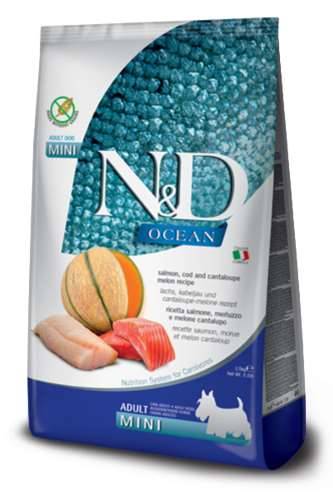 N&D Ocean Dog Salmon,cod&melon Adult mini 800 gr
