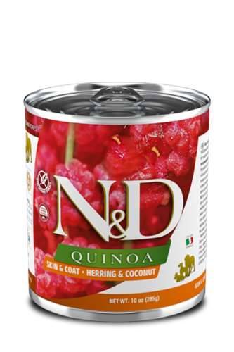 N&D Dog QuinoaSki&Coat Herring 285gr