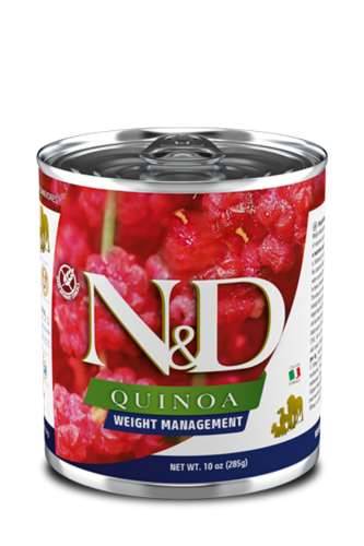 N&D Dog Quinoa Weight Management 285gr