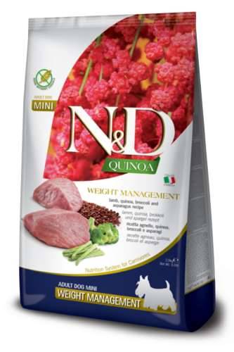 N&D Dog Quinoa Weight Management Lamb mini 800 gr