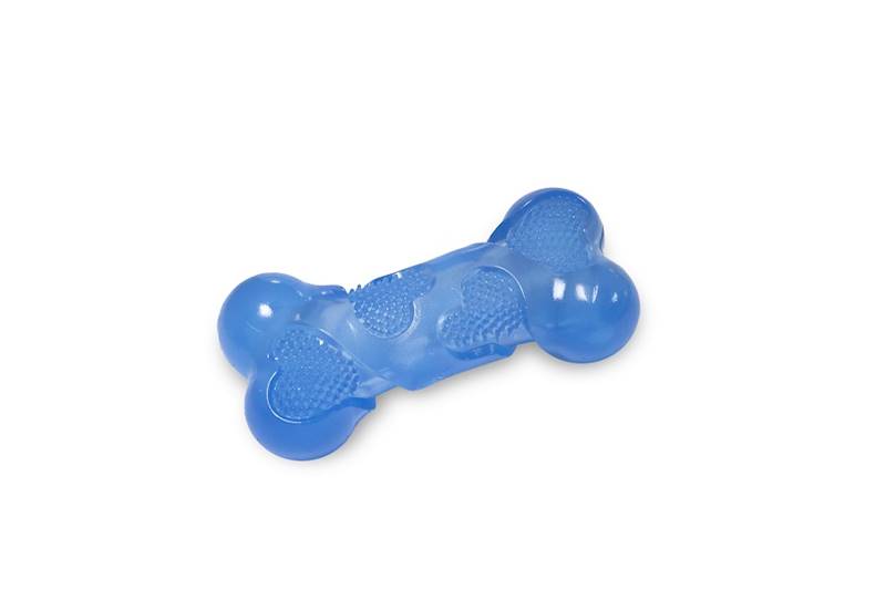 Zabawka kość ENERGY dla psa niebieska, 17x8cm