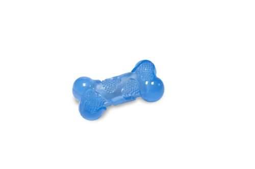 Zabawka kość ENERGY dla psa niebieska 12,3x6,5cm