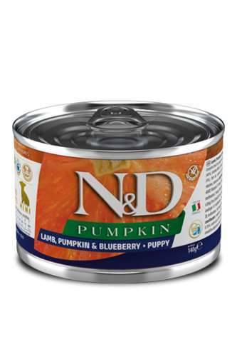 N&D DOG lamb&pump&blueb PUPPY MINI 140 gr