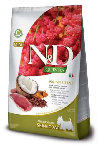 N&D Dog Quinoa Skin&Coat Duck,coconut mini 800 gr