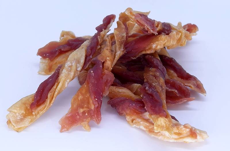 Twist skręcone ścięgno z mięsem kaczki 500 gr