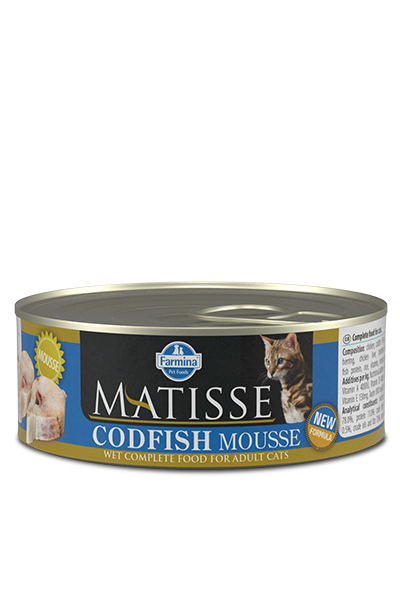Matisse Cat mousse codfish 85 gr