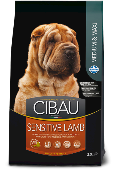 Cibau Sensitive Lamb med/max 2,5 kg