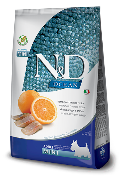 N&D Ocean Dog Herring&Orange Adult mini 800 gr