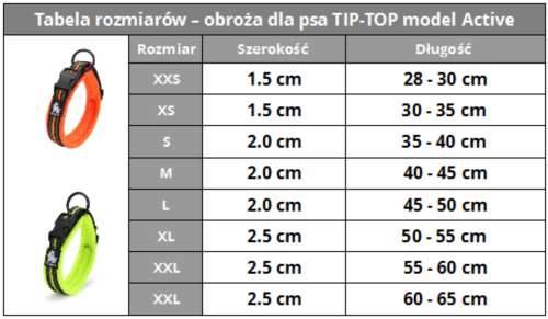 Obroża dla psa Truelove Active r:M  k: pomarańczow