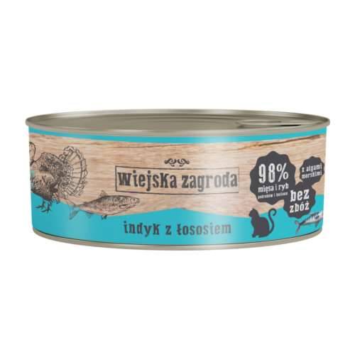 Wiejska Zagroda Kot  indyk z łososiem 85gr