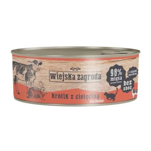 Wiejska Zagroda Kociak Królik z Cielęciną 85gr