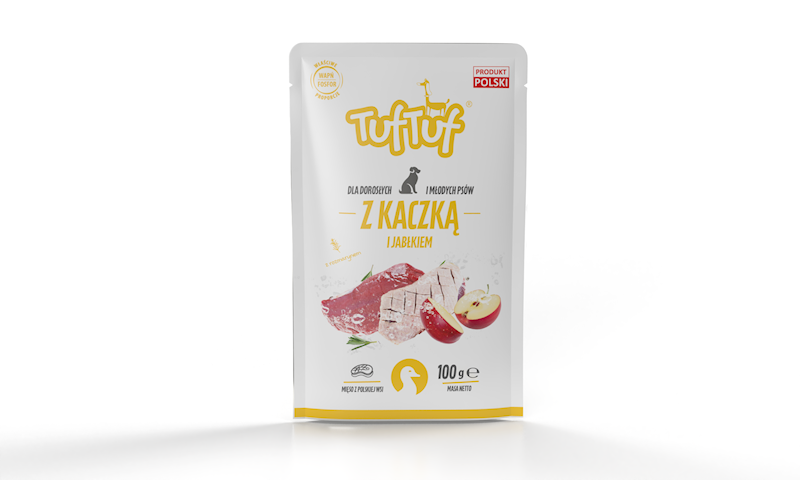 Saszetka Mielonka Kaczka z jabłkiem 100gr TUF TUF