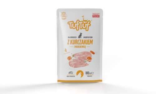 Saszetka Mielonka kurczak,marchewka 100gr TUF TUF