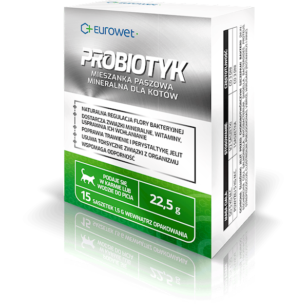 PROBIOTYK KOT 15 SASZETEK  po 1,5gr
