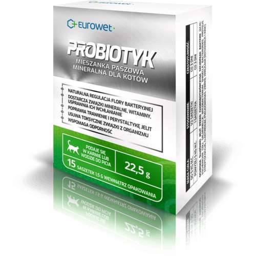 PROBIOTYK KOT 15 SASZETEK  po 1,5gr