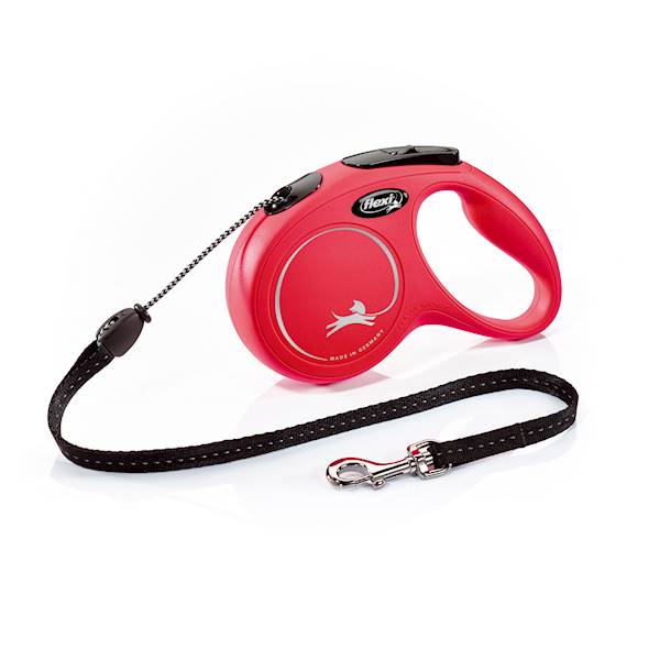 Smycz Flexi Classic rozm.M-8m do 20kg,czerw linka