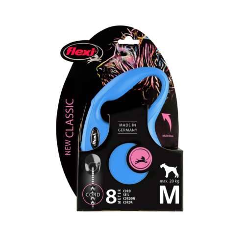 Smycz Flexi Classic rozm.M-8m do 20kg,niebie linka