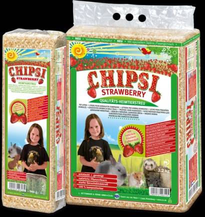 Chipsy strawberry 60L - 3,2 kg