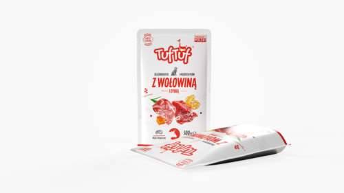 Saszetka Mielonka wołowina z dynią 500gr TUF TUF
