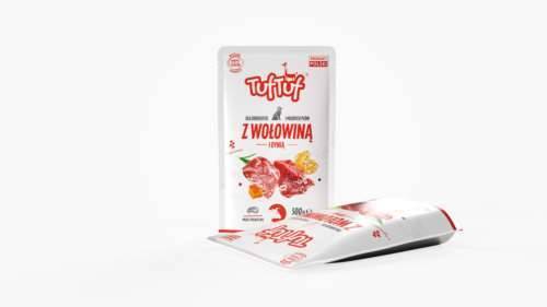 Saszetka Mielonka wołowina z dynią 500gr TUF TUF