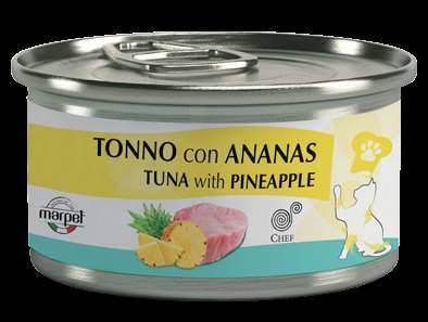 Monobiałkowa Mokra Karma Dla Kota tuńcz,ananas 80g