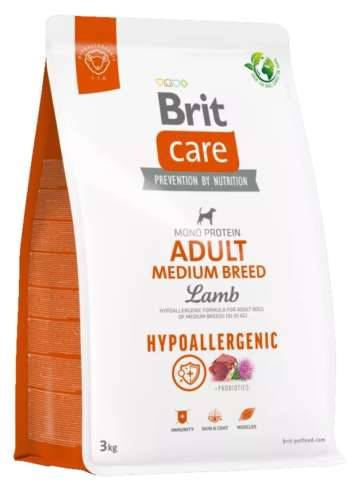 Brit Care Dog Hypoallergenic Adult Medium Lamb 3kg