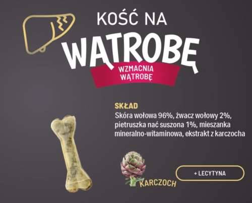 NA WĄTROBĘ Kość na wątrobę z karczochem 12 cm