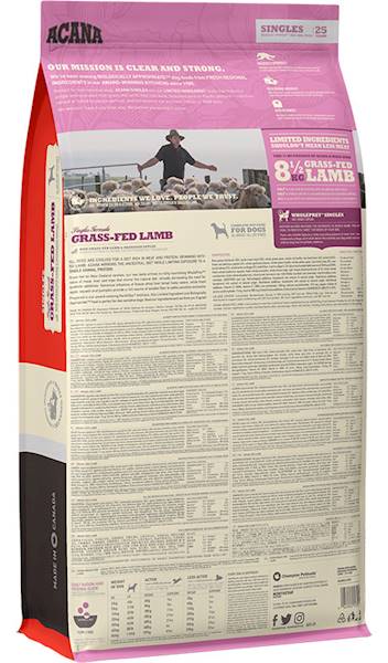 ACANA SINGLES Grass-Fed Lamb monobiałkowa 17 kg