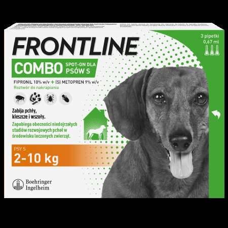 FRONTLINE combo dla psów S 3 pipety