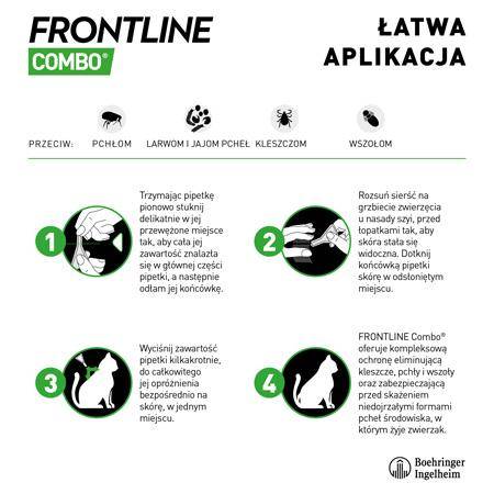 FRONTLINE COMBO DLA KOTÓW 3 pipety