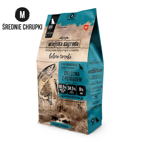 Wiejska Zagroda Leśne smaki cielęcina, pstrąg 2kg