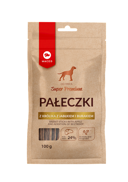 SP Pałeczki z królika z jabłkiem i burakiem 100 g