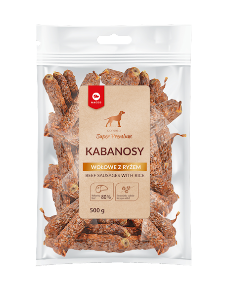 SP Kabanosy wołowe z ryżem ECONOMY PACK 500 g
