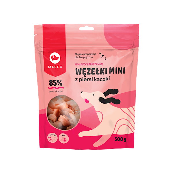 SM  WĘZEŁKI MINI Z PIERSI KACZKI 500g